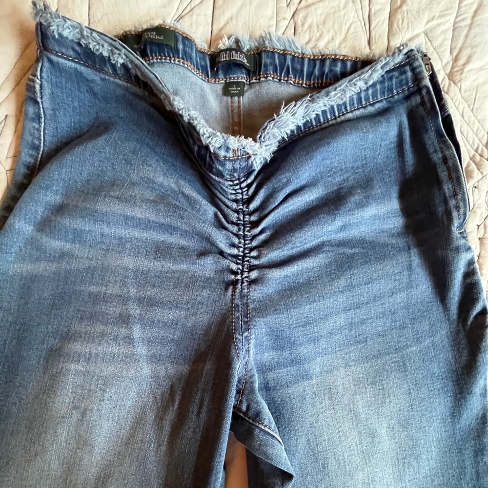 Women's low rise flare Blue Jeans